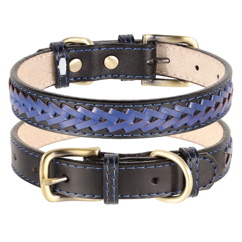 Leather dog collar