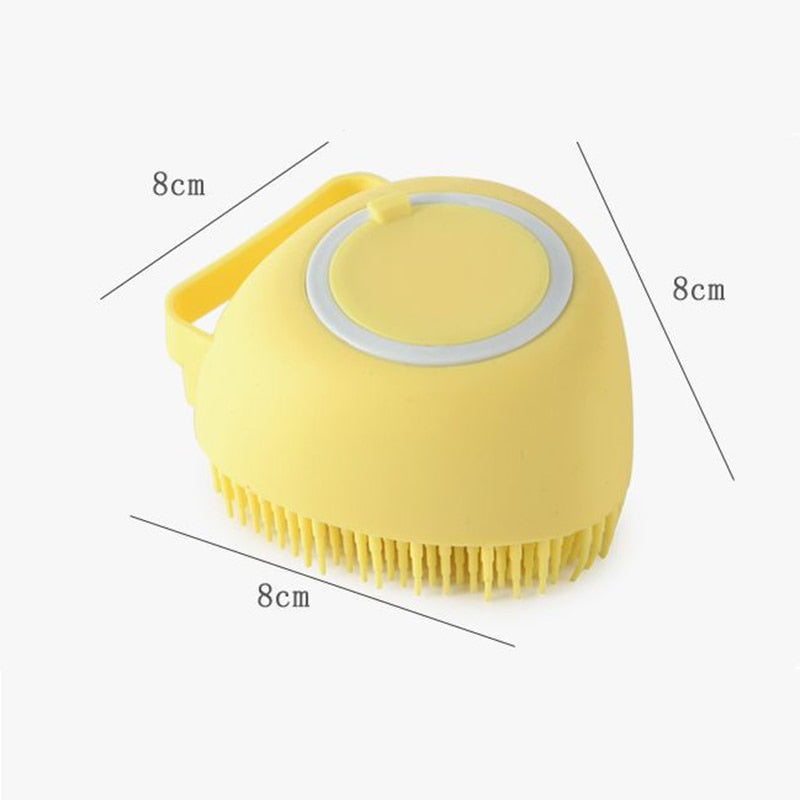 Dog Shampoo Dispenser Brush