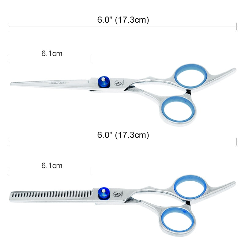 Meisha 6.0" Professional pet grooming scissors set