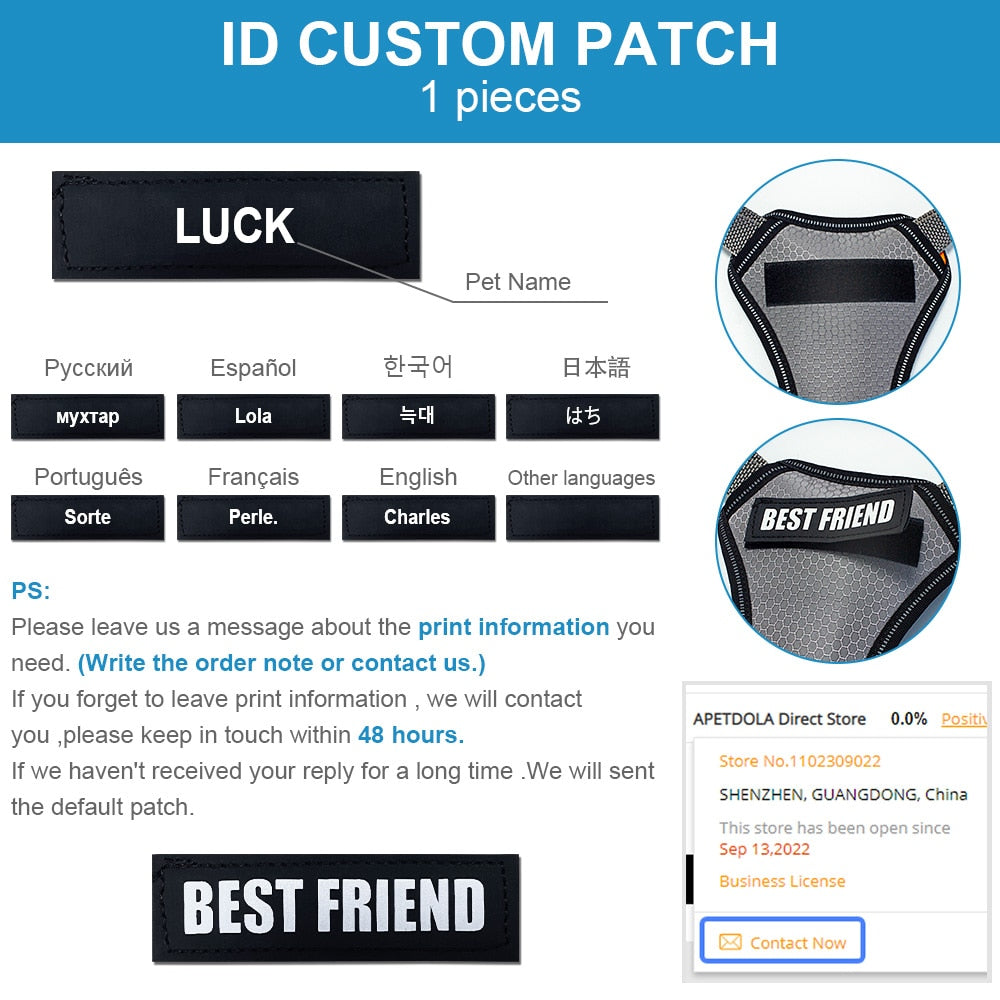 Personalized Dog Harness