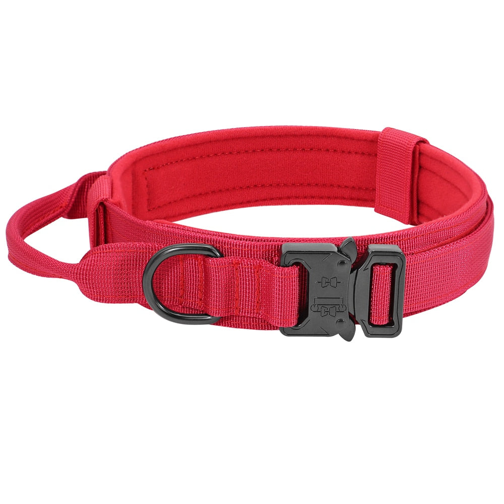 Military tactical dog collar