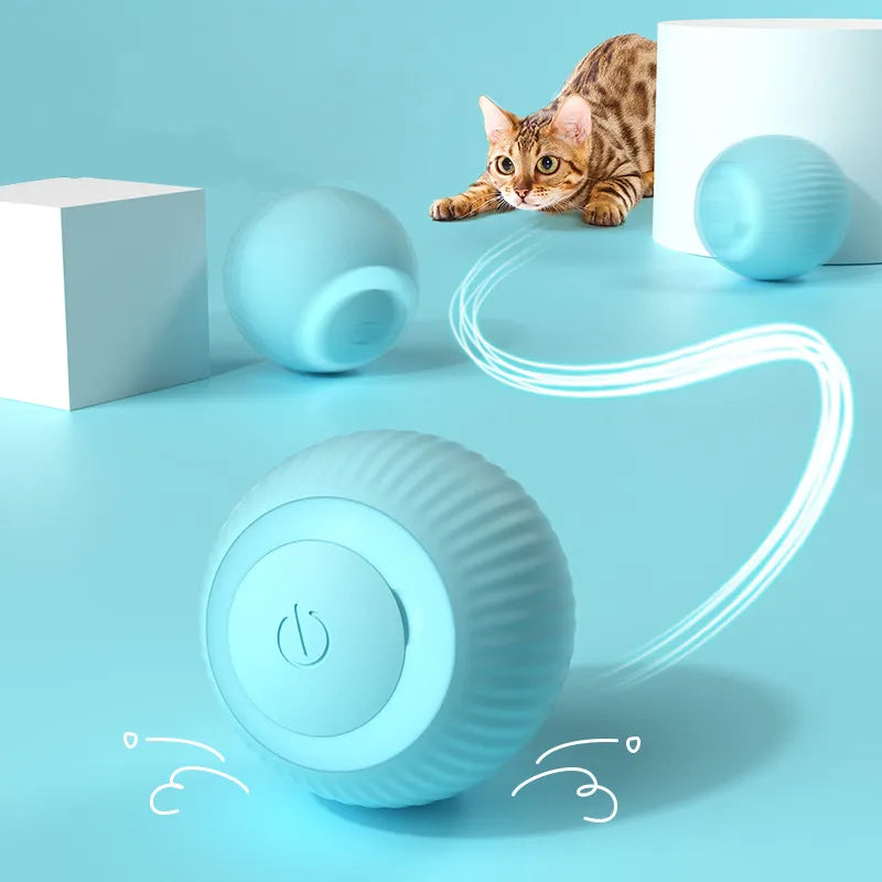 Electric cat ball automatic rolling smart toy