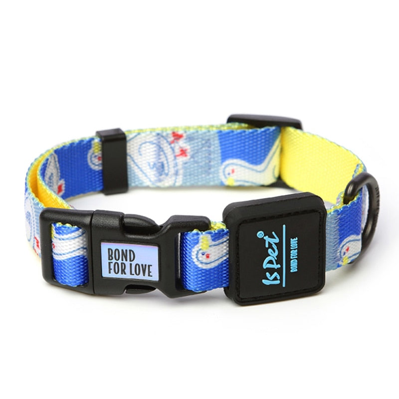 Adjustable nylon dog collar