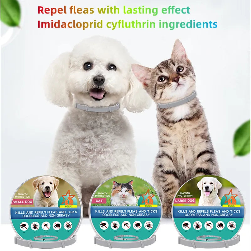 Anti Flea And Ticks  Collar for Pets  8Month Protection