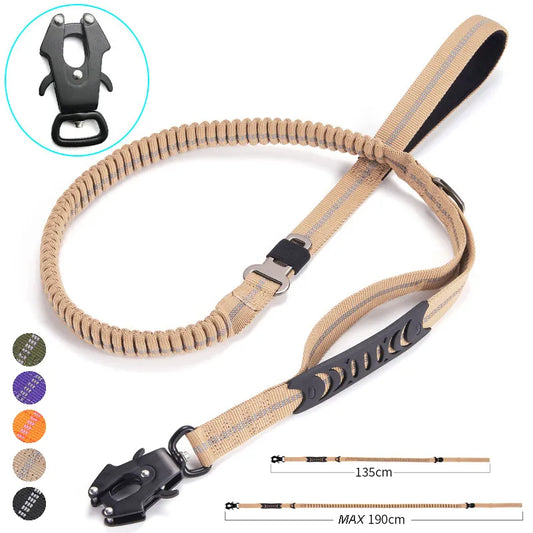 Heavy Duty Tactical Bungee Dog Leash