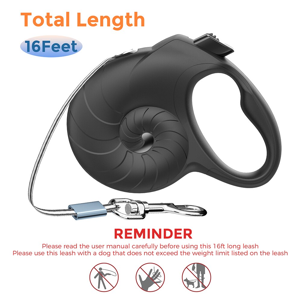 5 Meters retractable dog lead