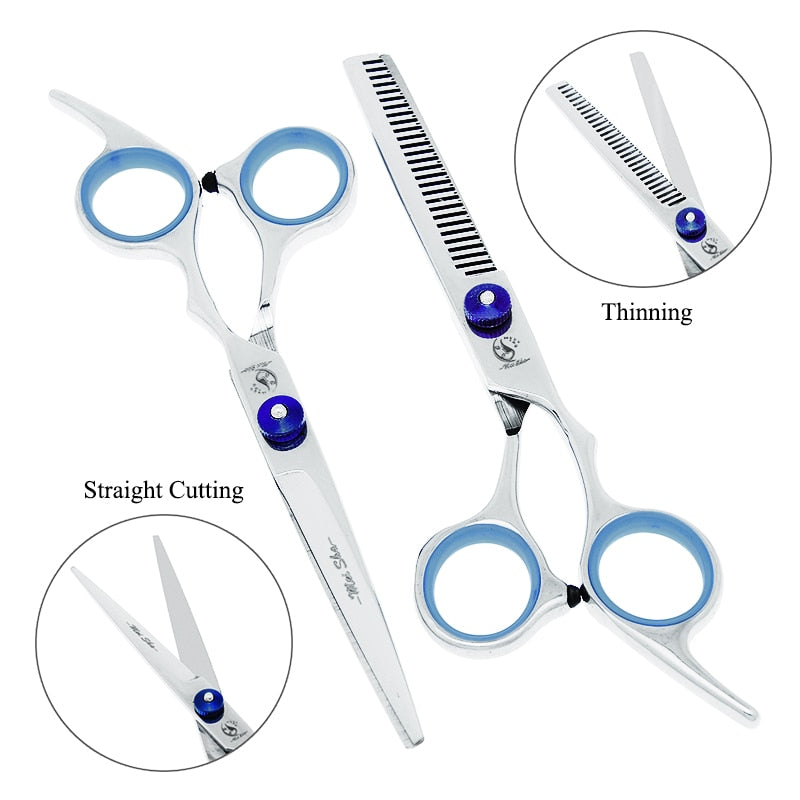 Meisha 6.0" Professional pet grooming scissors set