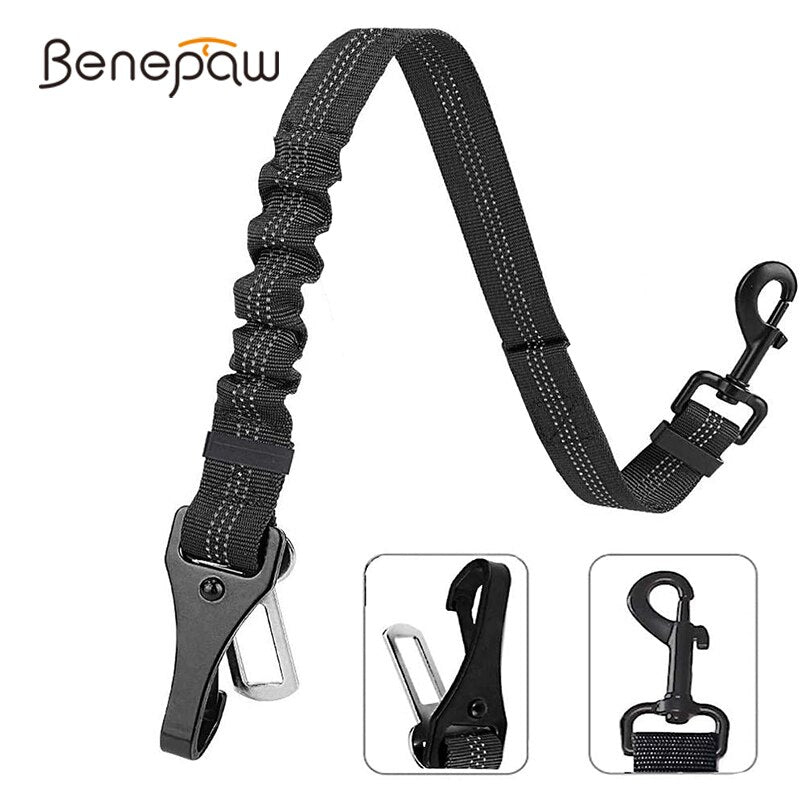 Dog car seat belt 2 In 1 latch bar