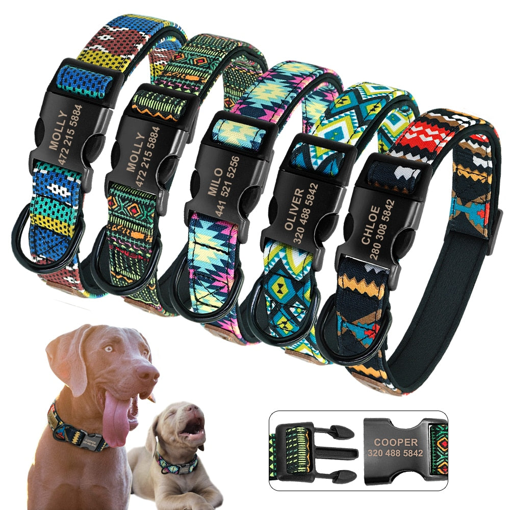 Personalized dog collar - free engraving