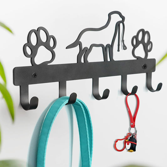 Wall-Mounted hanger for pet cloth/leads