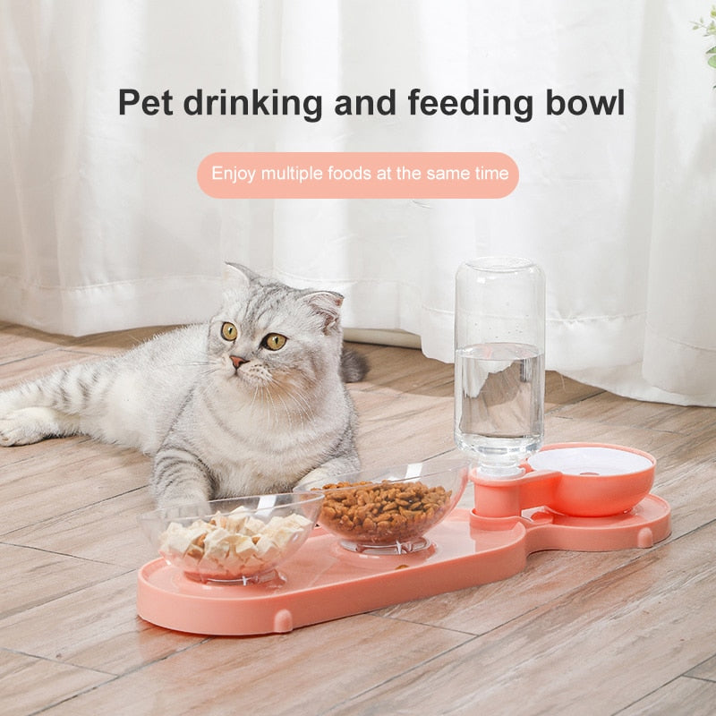 3-in-1 Cat Bowl Feeder