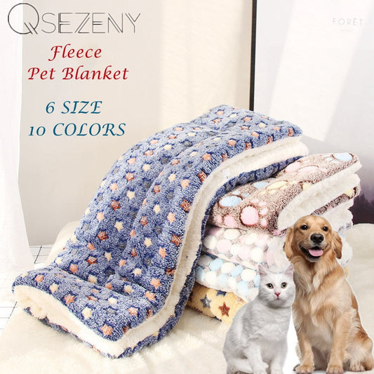 Soft flannel pet soft fleece mat/blanket