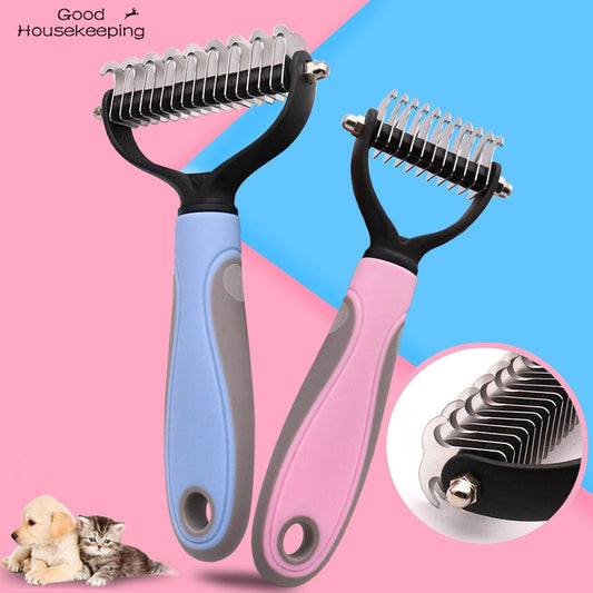 Pets fur knot cutter - pet hair removal comb brush